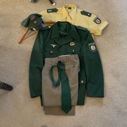 Vintage German Police Officers Uniform Complete
