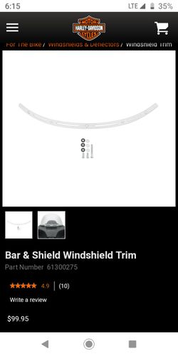 2014 and Up Harley Davidson Front Fairing Chrome Metal Trim