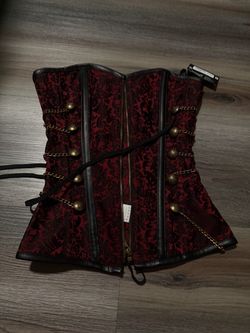 Black/Red corset