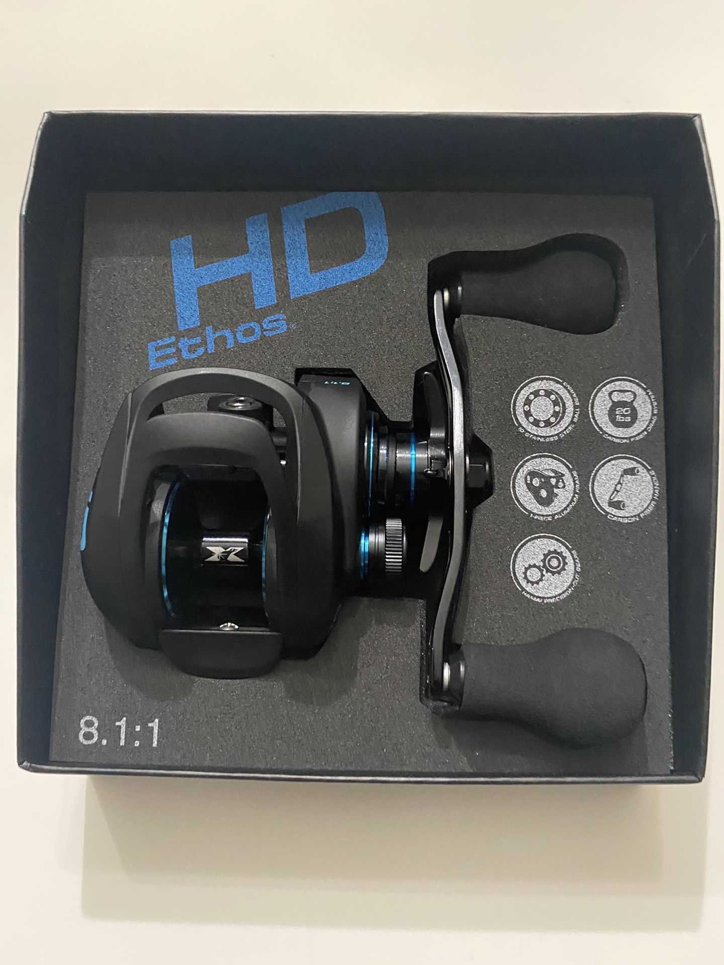 NEW H2O Xpress Ethos HD baitcaster fishing reel