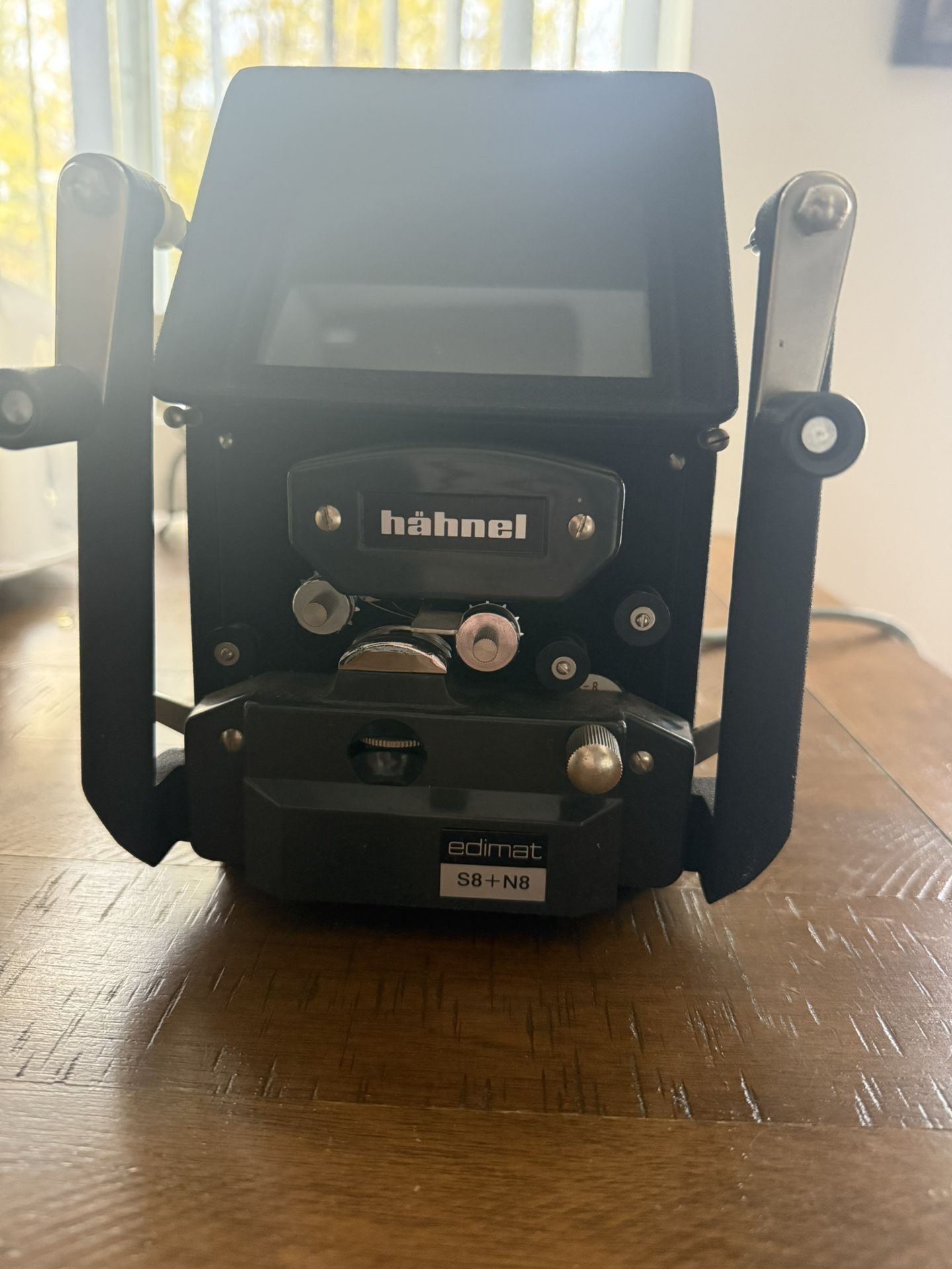 Hähnel Edimat S8 + N8 8mm Movie Editor - Made in Japan, Super 8 & Regular 8, Working Lamp