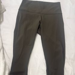 Lululemon Army Green Leggings