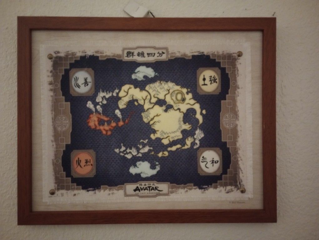 Avatar The Last Airbender World Map