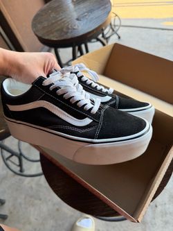 Vans Old Skool Black White Platform