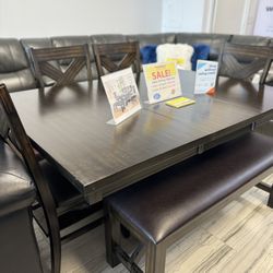 Beautiful Kelly Dining Table Set!$699!*SAME DAY DELIVERY*NO CREDIT NEEDED*EASY FINANCING*HUGE SALE*