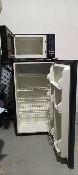 Microwave and Fridge