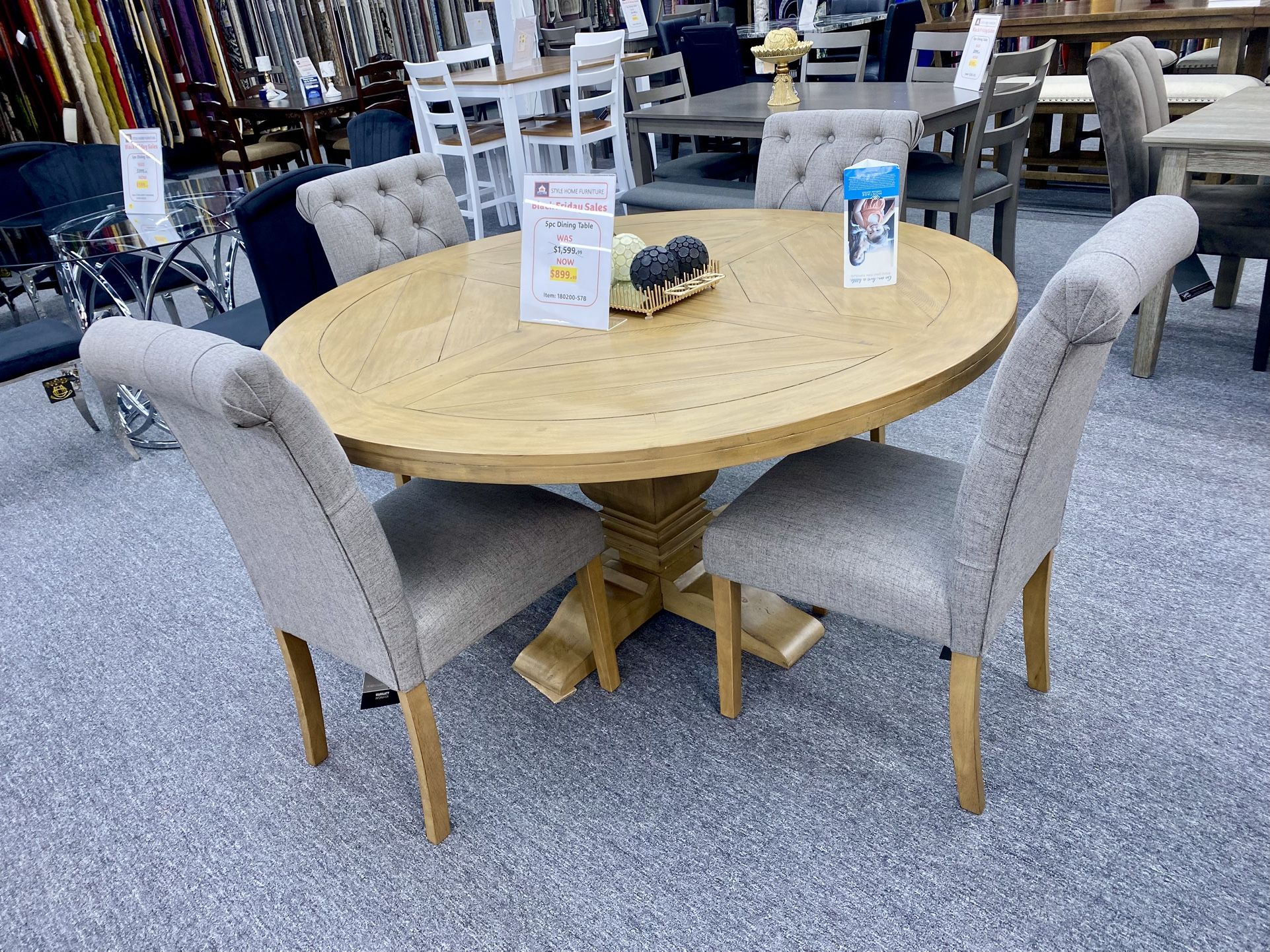 5pc Dinning Table Set $899