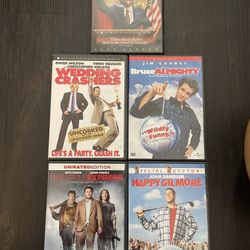 Comedy Movie Bundle (5 DVDs) – Wedding Crashers, Happy Gilmore, Pineapple Express, Bruce Almighty