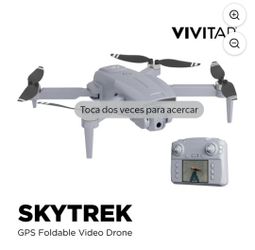 Vivitar SkyTrek GPS Dron de Video Plegable con Cámara HD 1080p