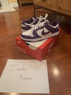 Nike Court Purple Dunks size 10.5