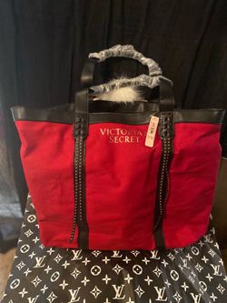 New Victoria’s Secret Red & Black XL Tote