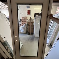 🆕 Exterior Door – 36x80 Right-Hand Prehung w/ Full Glass | Dual Pane | Energy Efficient 🚪✨