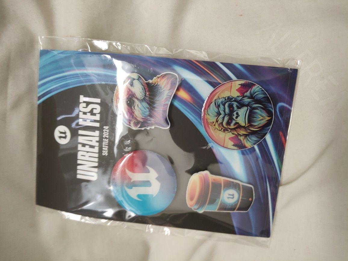 unreal fest epic games pins