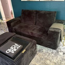 Cloud sofa & Ottoman