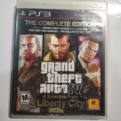 Grand Theft Auto IV : Complete Edition, PS3, PlayStation 3 Video Game