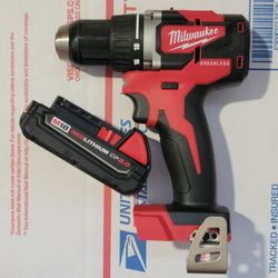 Milwaukee M18 Brushless 1/2 Drill Driver W/2.0 Battery 