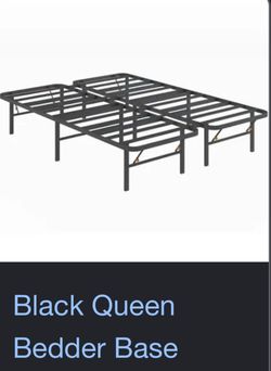 $50 OBO - Queen Bed Frame (Metal Folding 2-Piece)