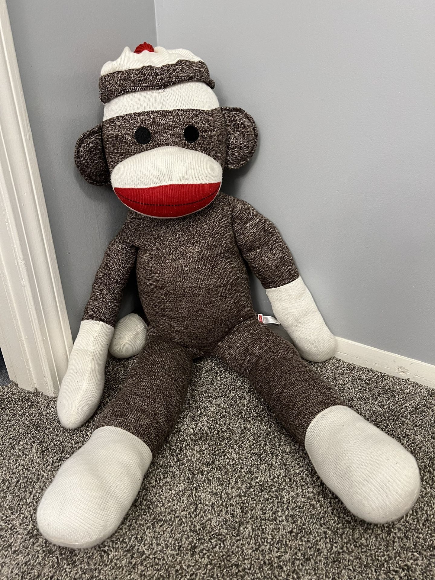 Schylling Jumbo Size Sock Monkey