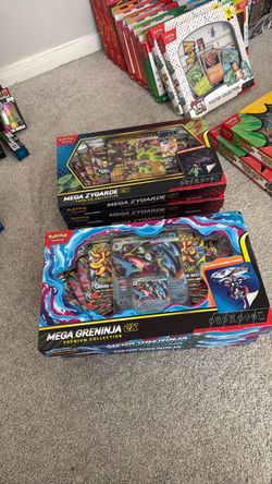 Bulk Pokémon Mega Zygarde & Mega Greninja EX Premium Collections x7