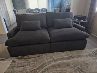 Living Spaces Jolene Power Sofa Loveseat