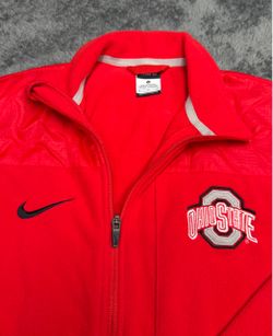 Nike Therma-FIT Ohio State Buckeyes Fleece Jacket, Size Men’s Med