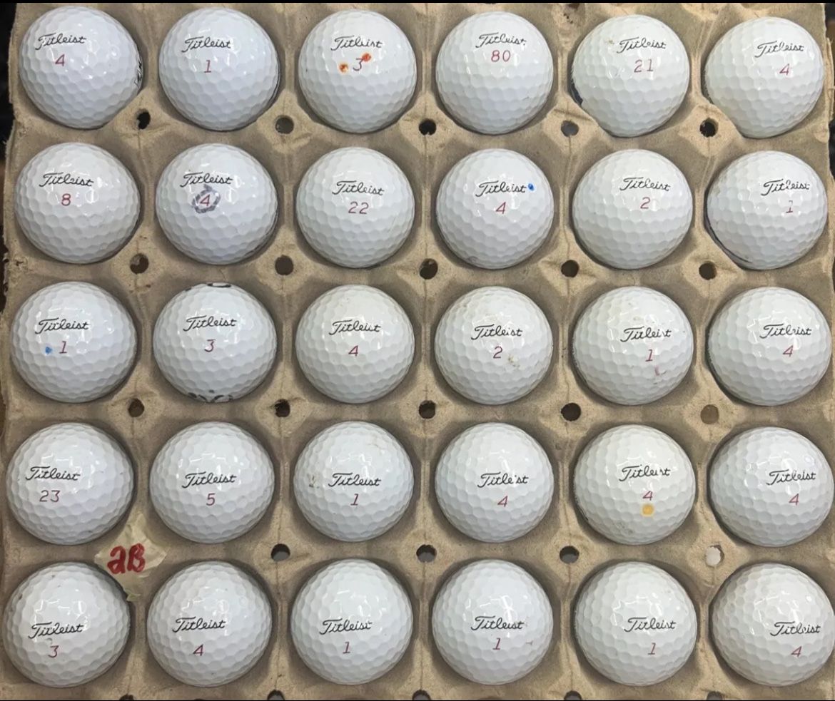30 Titleist Pro V1X Golf Balls 4a Lot B02