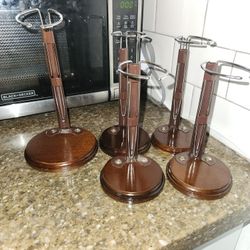 Lot Of 5 Doll Stands