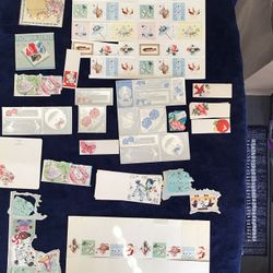 Vintage Lot Of Mixed Gift Tags/ Stickers