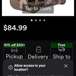 Foldable animal   carrier sherpabl