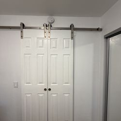 Two 36 Inch Barn Doors With Hardware 