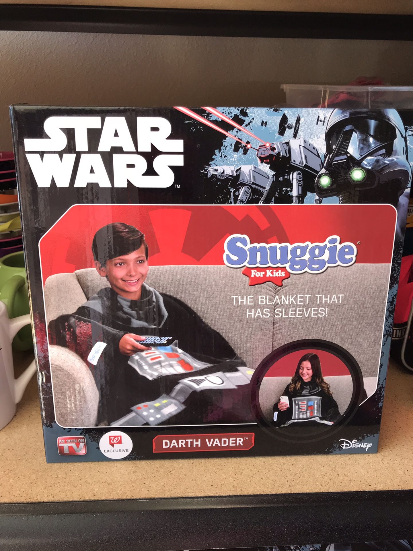 Kids Star Wars Darth Vader Snuggie ONE SIZE