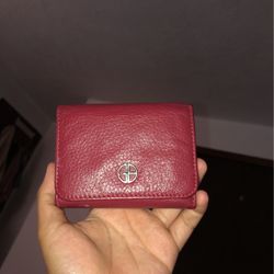 Red Giani Bernini Leather Wallets for Women