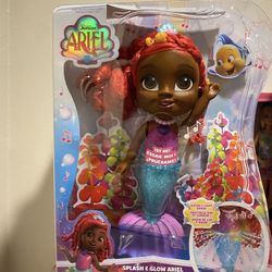 Ariel Splash & Glow Mermaid Doll