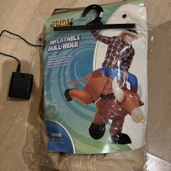 Halloween Costume Inflatable Bull Rider