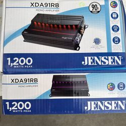 1200 Watt Class D Mono Amp with Bluetooth App Control – XDA91RB