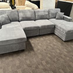 New Grey Big Sectional 