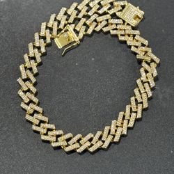 16 Inch Gold Played Choker Style Chain 