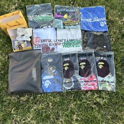 Bape And Cough Syrup Tees