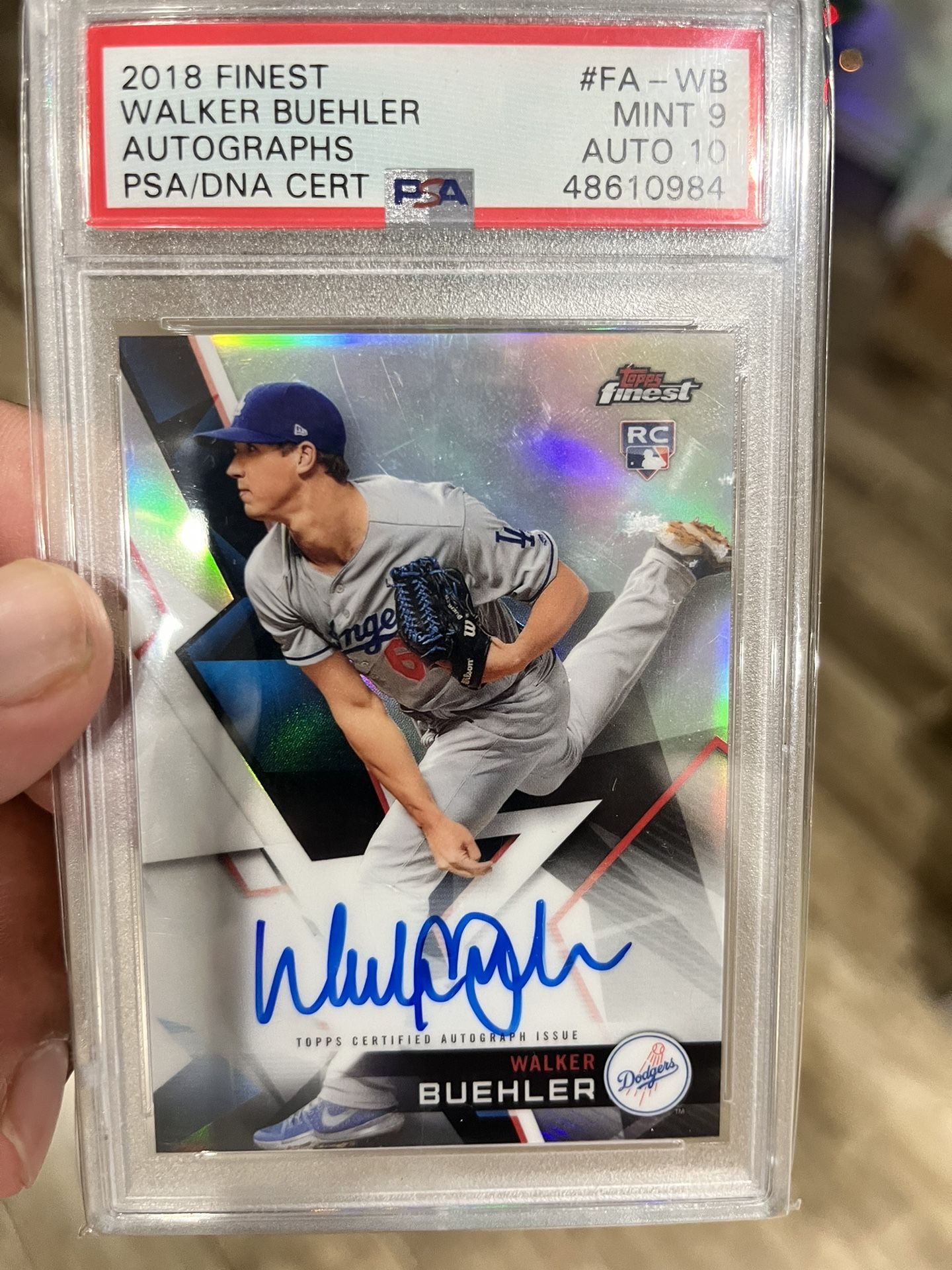 Walker Buehler Rookie 
