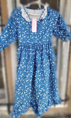 Girls Colonial Coustume Blue Size 10/12