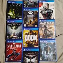 10 Ps4 Games 