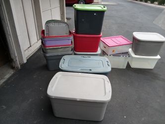 (17) storage tubs