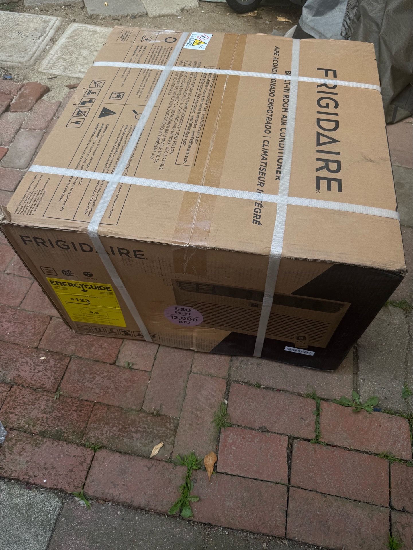 New frigidaire AC 240 volts