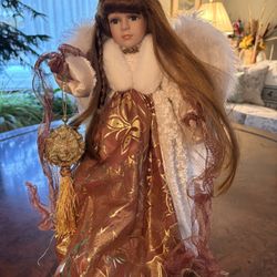 Vtg. Collector’s Christmas Angel Doll