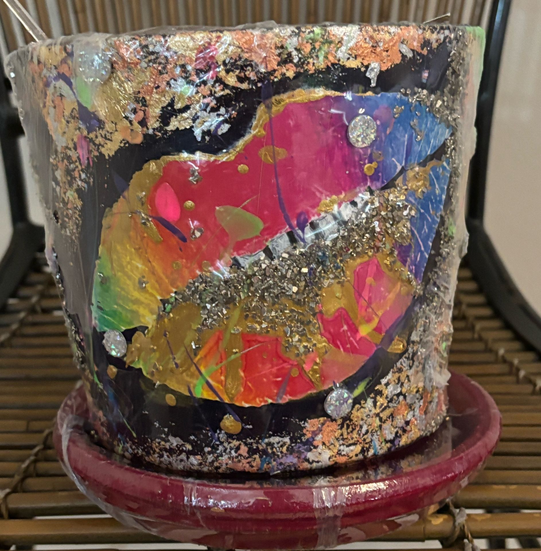 “Boujee” Flower Pot