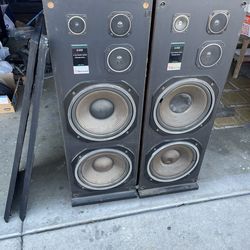 Vintage 4 way speaker system