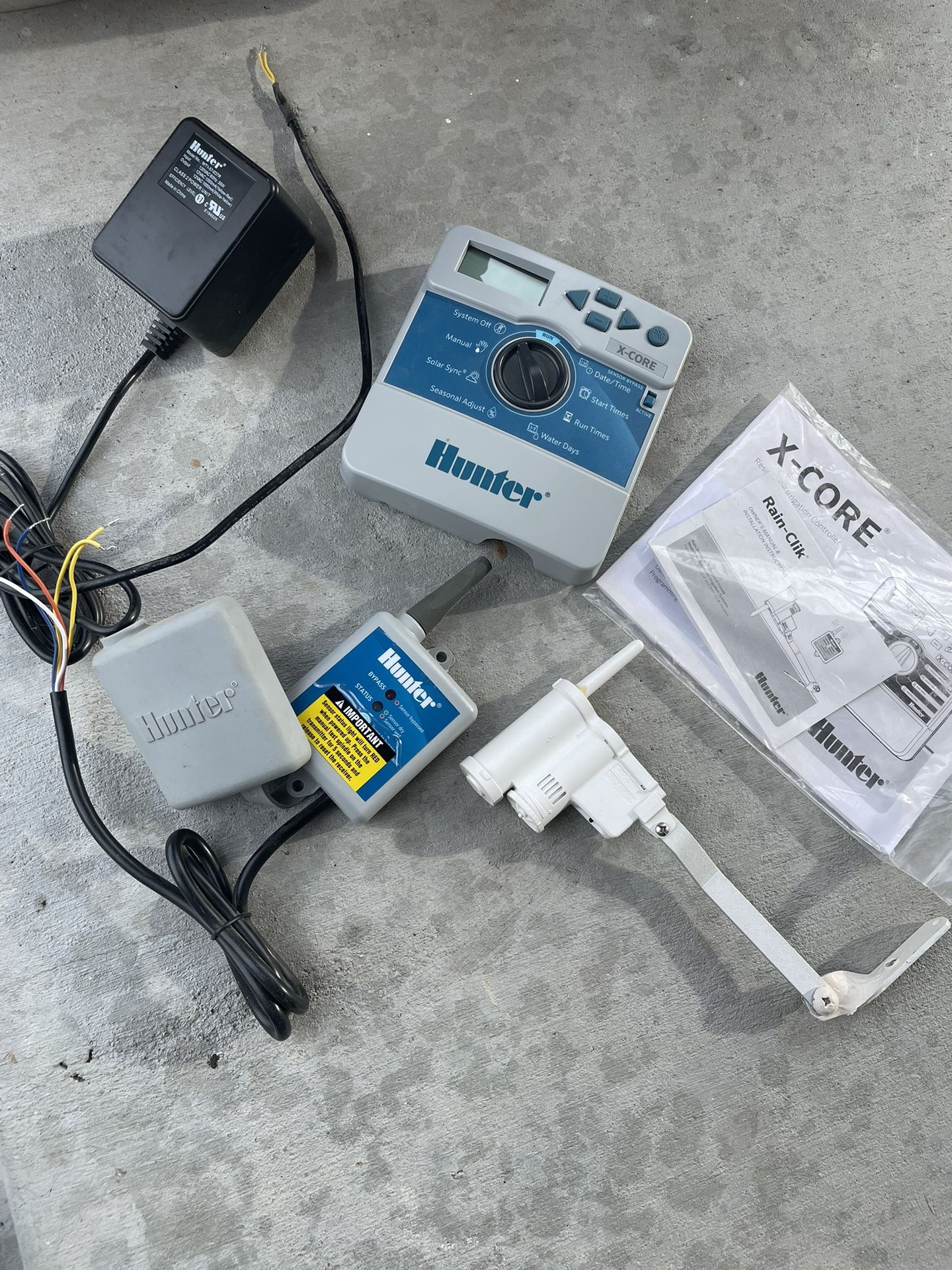 Hunter X-CORE Irrigation Controller Sprinkler and Rain Sensor
