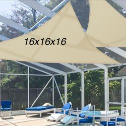 16 X 16 X 16 Triangle Sun Sail Shade