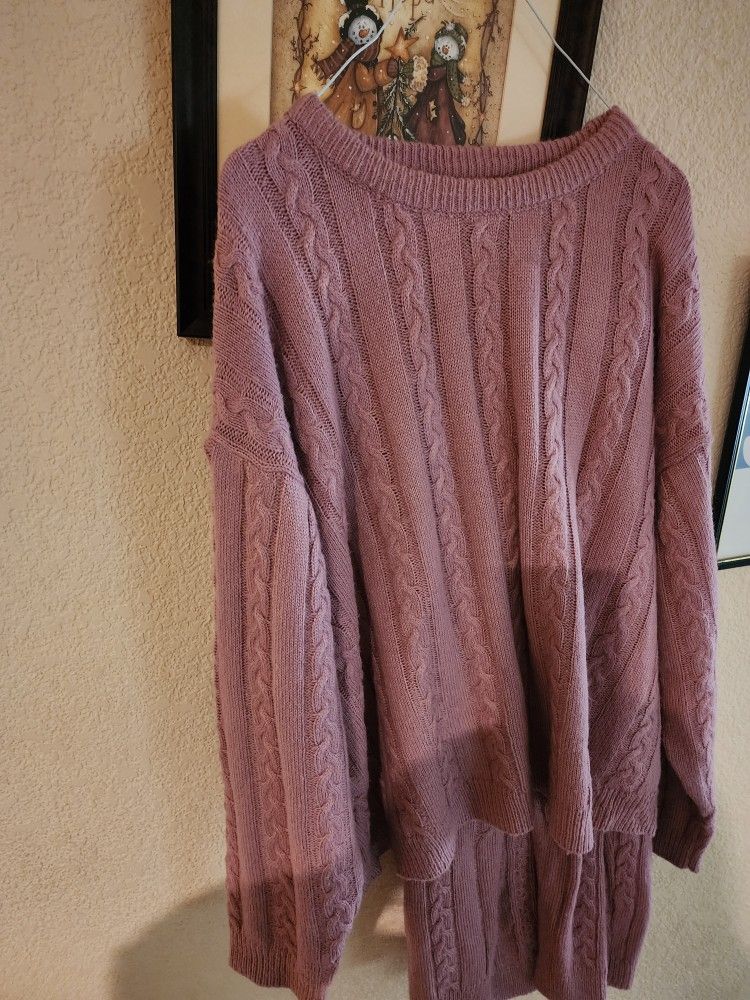 Nice Sweater Long Skirt Set.size XXL 