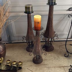 Metal Candle Holder
